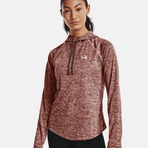 Under Armour Women's UA Velocity Wordmark Lightweight Red Hoodie Size S - Picture 1 of 6